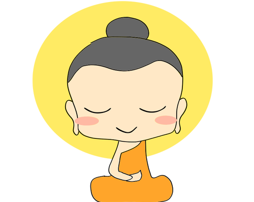 Ilustración de una monja meditando — el conjuro a las clarisas